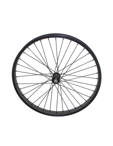 26 x 45mm Alloy Front Wheel 36 Spoke 12gBlack...